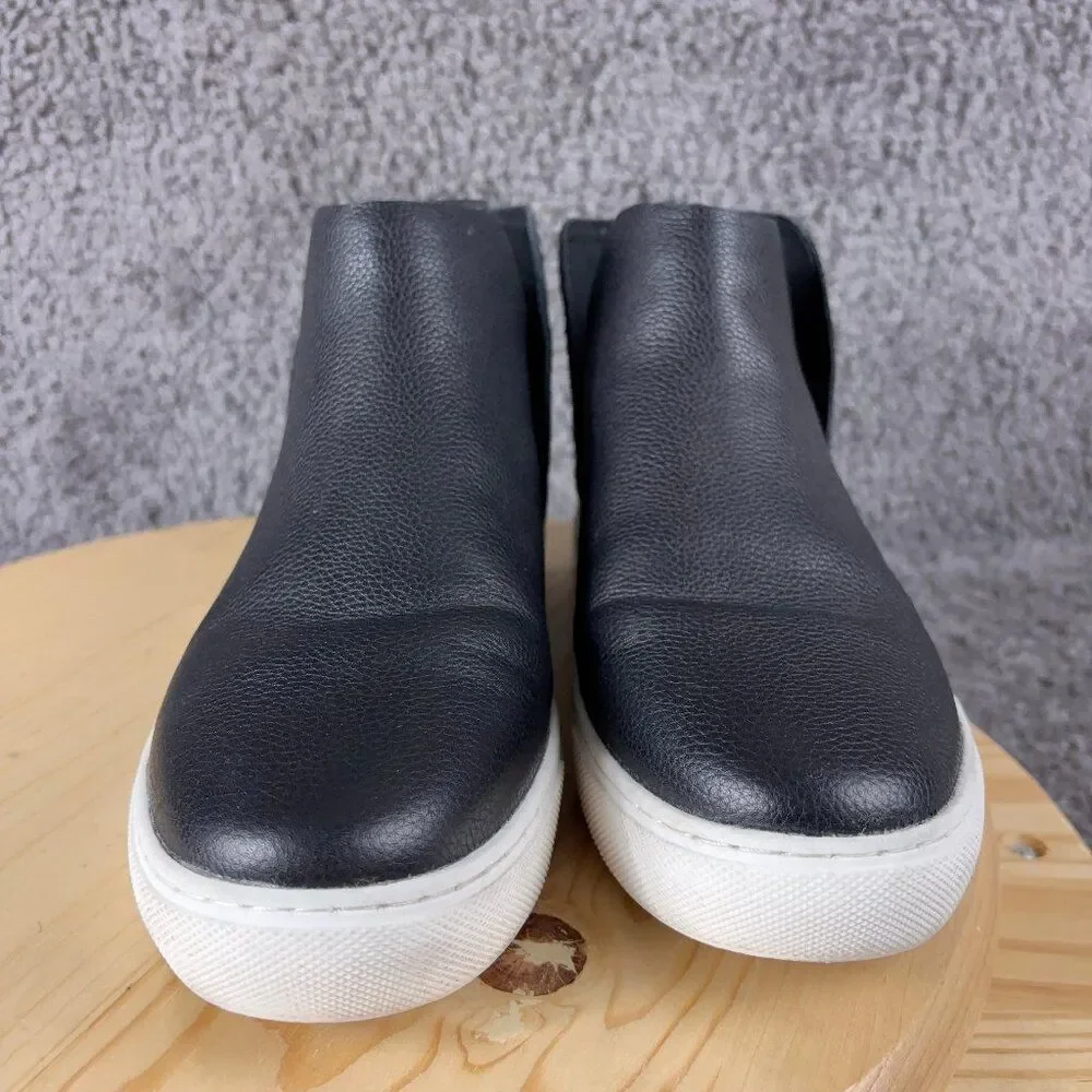 Birdies The Falcon Chelsea Boots Women Size 9 Black Leather Slip On Ankle Bootie